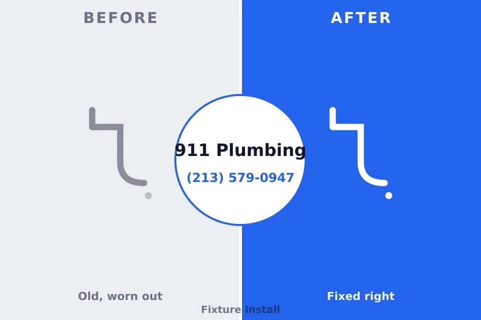 Before and after: plumbing repair Mentor-on-the-Lake, OH